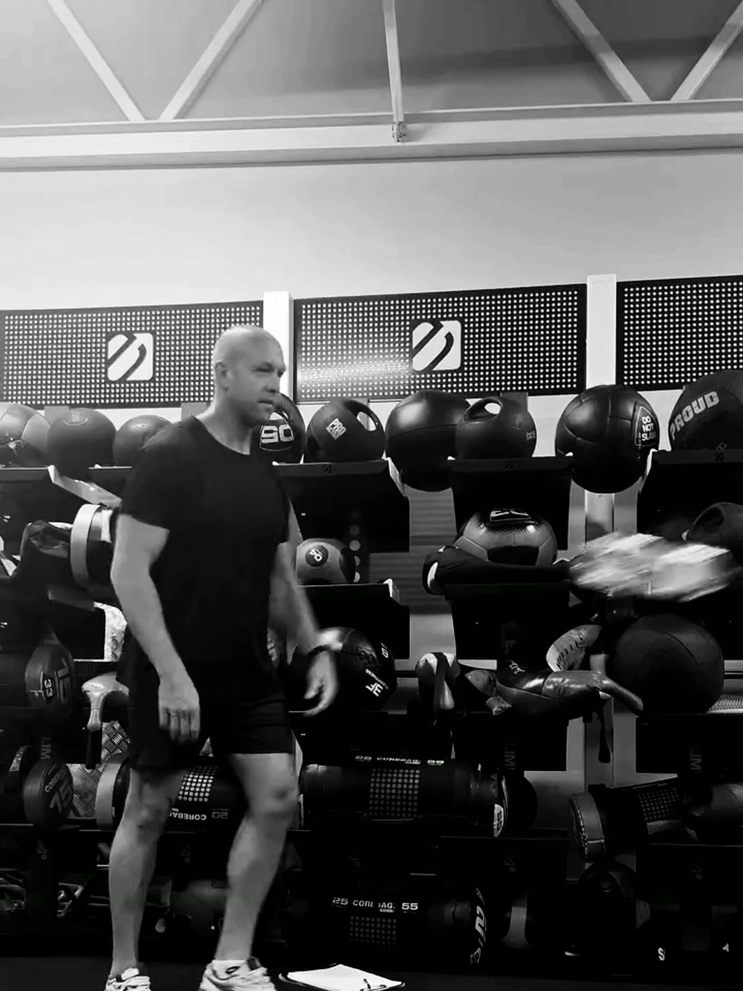 Piotr Bugajczyk w klubie Just Gym przy ulicy Narutowicza w Bytomiu